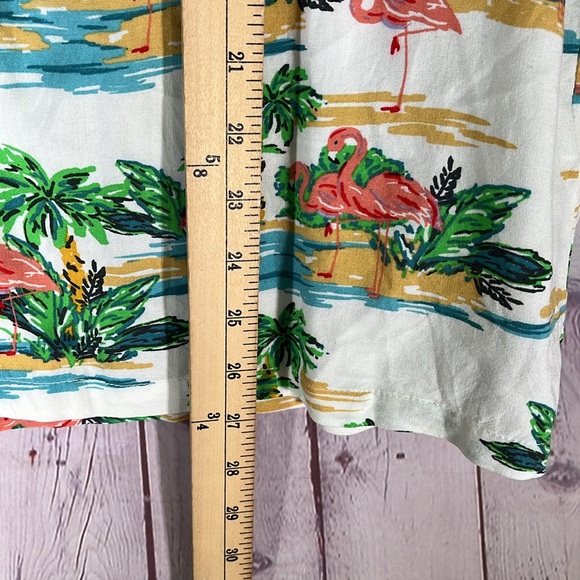 Denim & Flower Men's Hawaiian Button Down Short Sleeve Shirt. Sz: XL - Picture 6 of 10